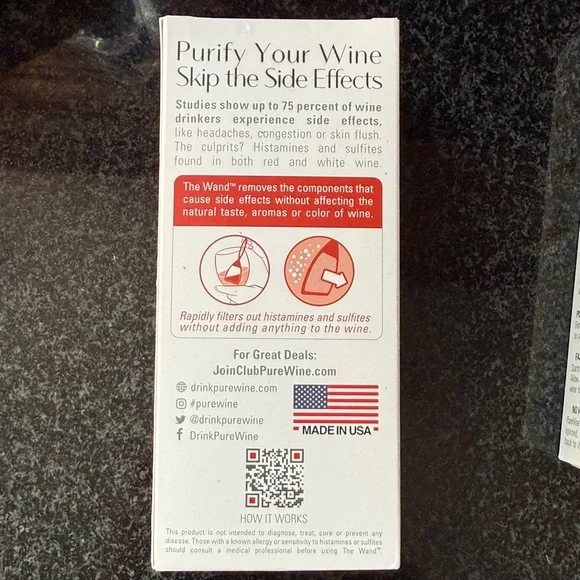 The Wand Wine Purifier - No More Wine Headaches - Picture 4 of 6